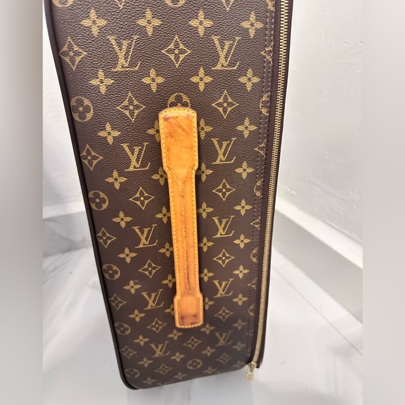 ❤️Louis Vuitton Pegase 60 carry on wheels travel vintage luggage w hang cover - Picture 4 of 16
